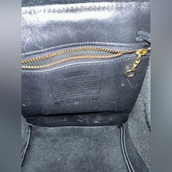 Coach Vintage Classic Leather Day Pack Black main image 5